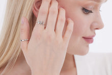 Load image into Gallery viewer, Dainty Angel Number Ring - Personalized 925 Sterling Silver Jewelry for Luck and Inspiration