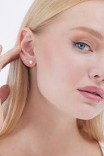 Load image into Gallery viewer, Elegant Gems Pearl Stud Earrings - Timeless Elegance for Every Occasion