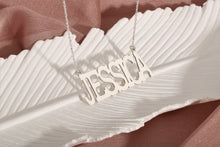 Load image into Gallery viewer, Bold &amp; Beautiful Custom Name Necklace - 925 Sterling Silver RnB Style Jewelry
