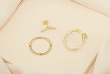 Load image into Gallery viewer, Radiant Glow Round Ear Jacket Earrings - Dazzling Design for Effortless Elegance