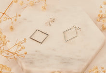 Load image into Gallery viewer, Square Ear Jacket Earrings