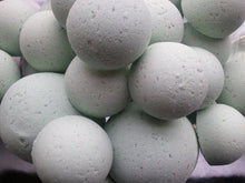 Load image into Gallery viewer, 14 bath bombs Eucalyptus &amp; Spearmint Essential Oils gift bag bath fizzies, especially good for colds and flus
