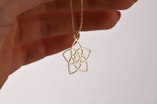 Load image into Gallery viewer, Venus Jewelry 14K Gold Venus Flower Necklace - Symbol of Beauty in Sterling Silver, Rose Gold &amp; Gold