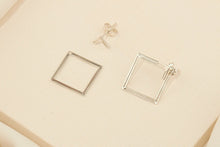 Load image into Gallery viewer, Square Ear Jacket Earrings