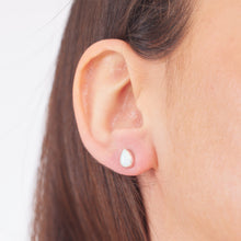 Load image into Gallery viewer, Elegant Jewel Opal Teardrop Earrings - Dazzling Iridescent Glow