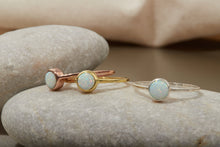 Load image into Gallery viewer, Elysian Jewels 14K White Opal Rings - Dazzling Elegance for Every Occasion