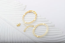 Load image into Gallery viewer, Radiant Glow Round Ear Jacket Earrings - Dazzling Design for Effortless Elegance