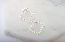 Load image into Gallery viewer, Square Ear Jacket Earrings