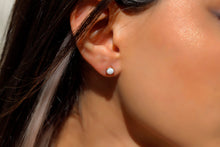 Load image into Gallery viewer, Luminous White Opal Studs – Dazzling Elegance for Every Occasion