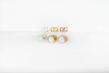 Load image into Gallery viewer, Luminous White Opal Studs – Dazzling Elegance for Every Occasion