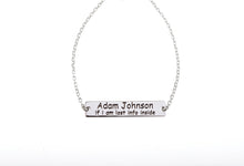 Load image into Gallery viewer, SilverGoldandRose Personalized Medical ID Bracelet | Diabetes, Autism &amp; Allergy Alert Jewelry for Safety &amp; Peace of Mind