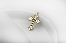 Load image into Gallery viewer, Orthodox Cross Necklace - Timeless Faith Symbol