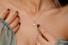 Load image into Gallery viewer, Ethereal Glow White Opal Necklace - Dazzling Gemstone Elegance