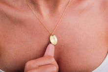 Load image into Gallery viewer, Actual Fingerprint and  Handwriting Necklace - Sterling Silver Memorial Jewelry
