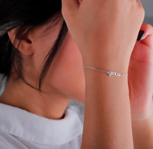 Load image into Gallery viewer, Layered Elegance Name Bracelet - Personalize Your Style with Custom Charm