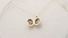 Load image into Gallery viewer, Personalized Silver Photo Locket Necklace
