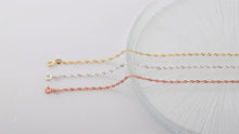 Load image into Gallery viewer, Shimmering Singapore Twist Chain Necklace | Luxurious Elegance for Every Occasion