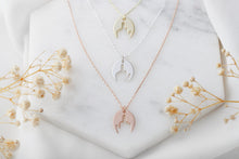 Load image into Gallery viewer, 14K Gold Middle Finger Necklace - Bold Charm for Unapologetic Self-Expression