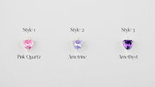 Load image into Gallery viewer, SilverGoldandRose Crystal Necklace: Delicate Pink Quartz