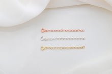 Load image into Gallery viewer, Adjustable Chain Extender for Necklaces &amp; Bracelets - 925 Sterling Silver