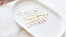 Load image into Gallery viewer, SilverGoldandRose Egyptian Goddess Hieroglyph Bracelet