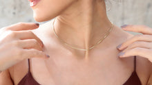 Load image into Gallery viewer, Shimmering 1mm Box Chain Necklace - Dazzling Elegance for Every Occasion