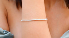 Load image into Gallery viewer, SilverElegance 925 Sterling Silver Tennis Bracelet - Dazzling Shine &amp; Timeless Elegance