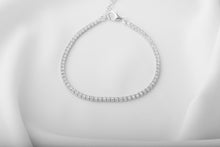 Load image into Gallery viewer, SilverElegance 925 Sterling Silver Tennis Bracelet - Dazzling Shine &amp; Timeless Elegance