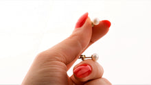 Load image into Gallery viewer, Elegant Gems Pearl Stud Earrings - Timeless Elegance for Every Occasion