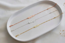 Load image into Gallery viewer, 14K Rose Gold Personalized Name Bracelet