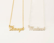 Load image into Gallery viewer, Custom Name Jewelry - Handmade Couples Name Necklace