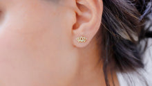 Load image into Gallery viewer, Lotus Bloom Stud Earrings - Illuminate Your Style with Elegant Floral Design
