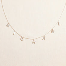 Load image into Gallery viewer, Personalized Dangle Letters Necklace