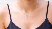 Load image into Gallery viewer, Initials Matter Personalized Singapore Ball Chain Necklace - Shine with Your Unique Style!