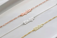Load image into Gallery viewer, 14K Rose Gold Personalized Name Bracelet