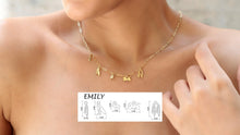 Load image into Gallery viewer, Elysian Jewelry Personalized Hieroglyphics Necklace