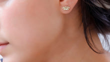 Load image into Gallery viewer, Lotus Bloom Stud Earrings - Illuminate Your Style with Elegant Floral Design