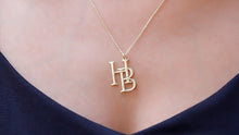 Load image into Gallery viewer, Custom Name Jewelry - Personalized Interlocking Letter Necklace