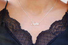 Load image into Gallery viewer, Gold Signature Name Necklace - Personalized Cursive Design