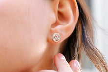 Load image into Gallery viewer, Custom Chic Monogram Earrings - Personalize Your Style with Elegance