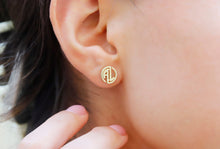Load image into Gallery viewer, Custom Chic Monogram Earrings - Personalize Your Style with Elegance