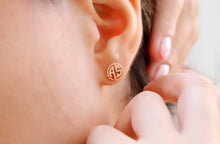 Load image into Gallery viewer, Custom Chic Monogram Earrings - Personalize Your Style with Elegance