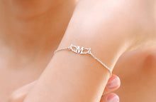 Load image into Gallery viewer, Angel Wing Initial Bracelet - Personalized Elegance for a Meaningful Connection