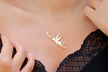 Load image into Gallery viewer, Flying Fairy Necklace for Girls - Dainty Pendant Jewelry, Magical Gift for Daughters