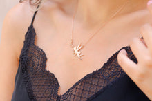 Load image into Gallery viewer, Flying Fairy Necklace for Girls - Dainty Pendant Jewelry, Magical Gift for Daughters