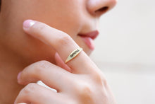 Load image into Gallery viewer, Custom Gold Name Ring - Personalized Stackable Engraved Jewelry for Her