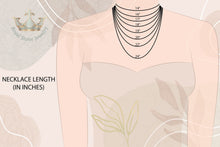 Load image into Gallery viewer, SilverLuxe Custom Name Necklace | 925 Sterling Silver, Tarnish-Free, Perfect Gift for Her in Rose &amp; Gold Fill