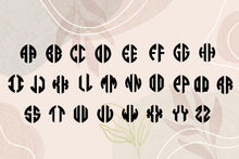 Load image into Gallery viewer, Custom Chic Monogram Earrings - Personalize Your Style with Elegance