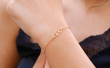 Load image into Gallery viewer, Angel Wing Initial Bracelet - Personalized Elegance for a Meaningful Connection