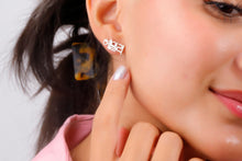 Load image into Gallery viewer, Custom Hangul Name Stud Earrings | Personalized Tiny Korean Jewelry